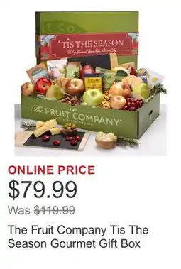 Costco The Fruit Company Tis The Season Gourmet Gift Box offer