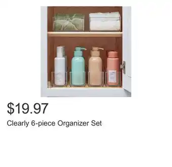 Costco Clearly 6-piece Organizer Set offer