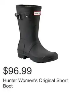Costco Hunter Women's Original Short Boot offer
