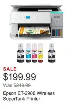 Costco Epson ET-2988 Wireless SuperTank Printer offer