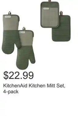 Costco KitchenAid Kitchen Mitt Set, 4-pack offer