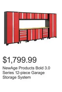 Costco NewAge Products Bold 3.0 Series 12-piece Garage Storage System offer