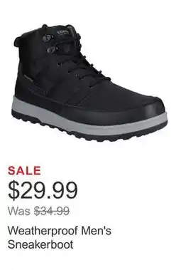 Costco Weatherproof Men's Sneakerboot offer