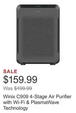 Costco Winix C909 4-Stage Air Purifier with Wi-Fi & PlasmaWave Technology offer