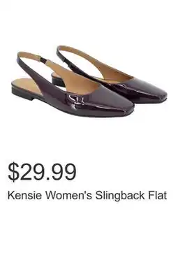 Costco Kensie Women's Slingback Flat offer