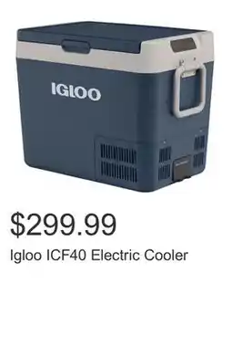 Costco Igloo ICF40 Electric Cooler offer