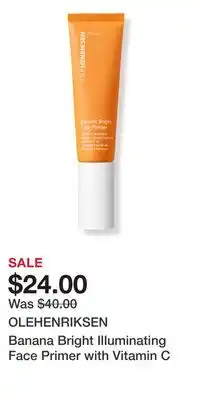 Ulta Beauty OLEHENRIKSEN Banana Bright Illuminating Face Primer with Vitamin C offer