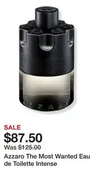 Ulta Beauty Azzaro The Most Wanted Eau de Toilette Intense offer