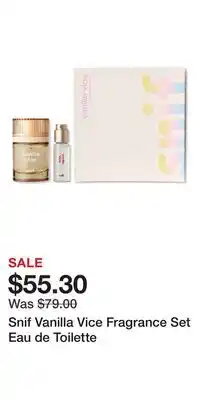 Ulta Beauty Snif Vanilla Vice Fragrance Set Eau de Toilette offer