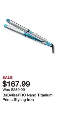 Ulta Beauty BaBylissPRO Nano Titanium Prima Styling Iron offer