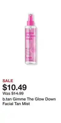 Ulta Beauty b.tan Gimme The Glow Down Facial Tan Mist offer