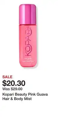Ulta Beauty Kopari Beauty Pink Guava Hair & Body Mist offer