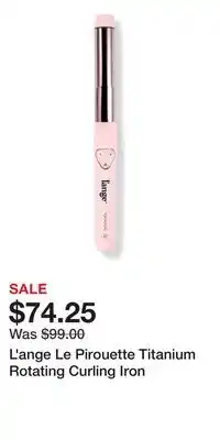 Ulta Beauty L'ange Le Pirouette Titanium Rotating Curling Iron offer