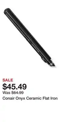 Ulta Beauty Conair Onyx Ceramic Flat Iron offer