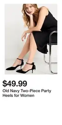Old Navy Old Navy Two-Piece Party Heels for Women offer