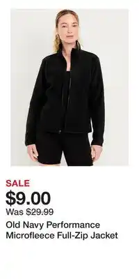 Old Navy Old Navy Performance Microfleece Full-Zip Jacket offer