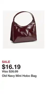 Old Navy Old Navy Mini Hobo Bag offer