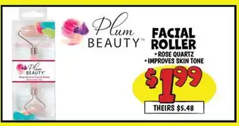 Ollie's Plum BEAUTY FACIAL ROLLER offer