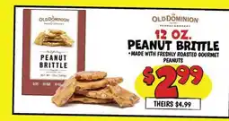 Ollie's OLD DOMINION 12 OZ. PEANUT BRITTLE offer