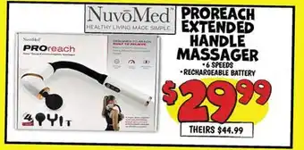 Ollie's PROREACH EXTENDED HANDLE MASSAGER offer