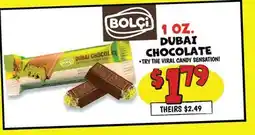Ollie's BOLCI 1 OZ. DUBAI CHOCOLATE offer