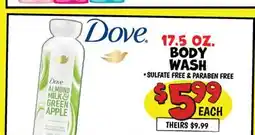 Ollie's DOVE 17.5 OZ. BODY WASH offer