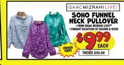 Ollie's SOHO FUNNEL NECK PULLOVER offer