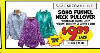 Ollie's SOHO FUNNEL NECK PULLOVER offer