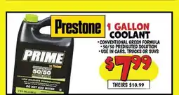 Ollie's Prestone 1 GALLON COOLANT offer
