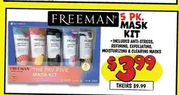 Ollie's FREEMAN 5PK MASK KIT offer