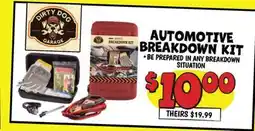Ollie's AUTOMOTIVE GARAGE BREAKDOWN KIT offer