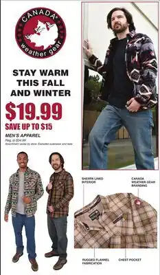 Dunham's Sports MEN APPAREL offer