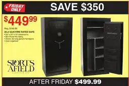 Dunham's Sports SPORTS AFIELD 30 + 4 GUN FIRE RATED SAFE offer