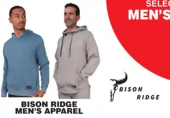 Dunham's Sports BISON RIDGE MEN'S APPAREL offer