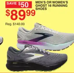 Dunham's Sports BROOKS MEN'S OR WOMEN'S GHOST 16 RUNNING SHOES offer