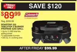 Dunham's Sports COLEMAN ROADTRIP 225 TABLETOP offer