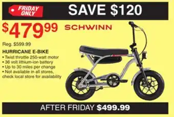 Dunham's Sports HURRICANE E-BIKE offer