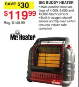 Dunham's Sports MR. HEATER BIG BUDDY HEATER offer