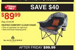 Dunham's Sports HEATED COMFORT CLOUD CHAIR offer