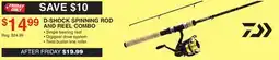 Dunham's Sports D-SHOCK SPINNING ROD AND REEL COMBO offer