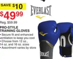 Dunham's Sports EVERLAST PRO-STYLE TRAINING GLOVES offer