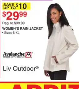 Dunham's Sports WOMEN'S RAIN JACKET offer