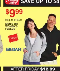 Dunham's Sports HANES MEN'S OR WOMEN'S FLEECE offer