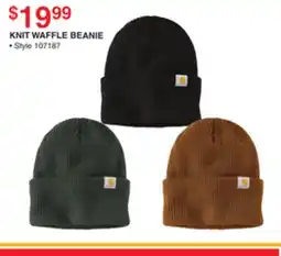 Dunham's Sports KNIT WAFFLE BEANIE offer