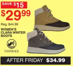 Dunham's Sports TAMARACK WOMEN'S CLARA WINTER BOOTS offer