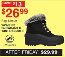 Dunham's Sports TAMARACK WOMEN'S SNOWBANK II WINTER BOOTS offer