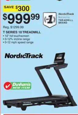 Dunham's Sports DUNHAM'S T SERIES 10 TREADMILL offer