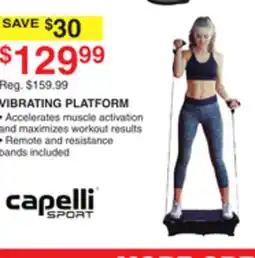 Dunham's Sports CAPELLI SPORT VIBRATING PLATFORM offer