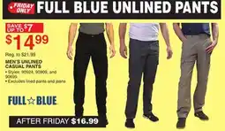 Dunham's Sports MEN'S UNLINED CASUAL PANTS offer