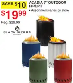 Dunham's Sports BLACK SIERA ACADIA 7 OUTDOOR FIREPIT offer